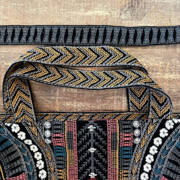 Johnny Was Gaia Velveteen Tote Bag - Picture 3 of 12